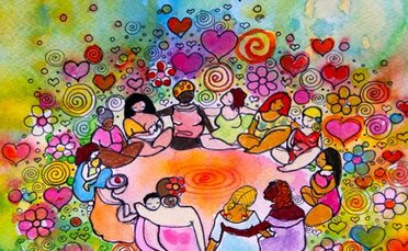Úplňková meditace Womb Blessing® - Kruh sester Úplňková meditace Womb Blessing® - Kruh sester